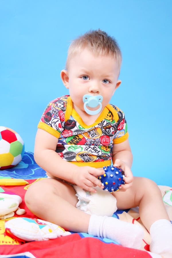 Child playing toys