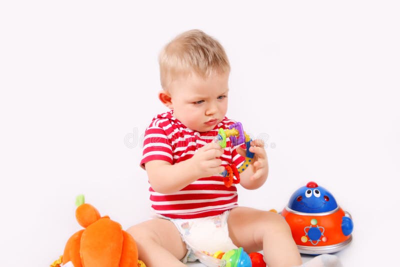 Child playing toys