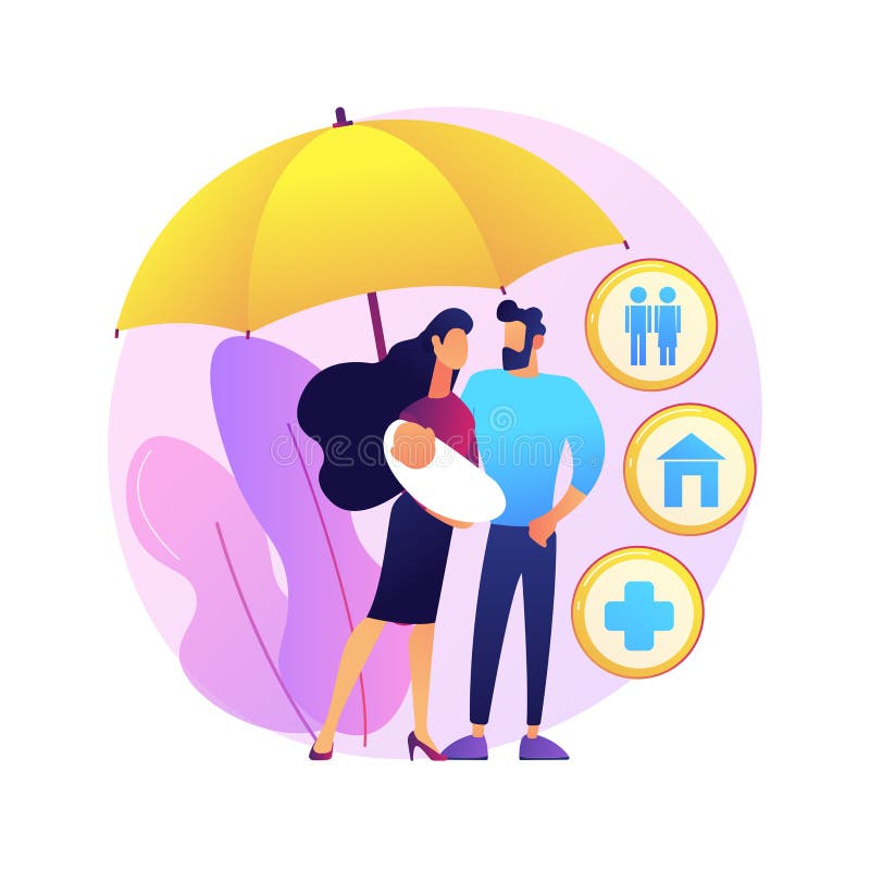 Child Protection Shield In Human Hands Thin Line Icon, 1st June