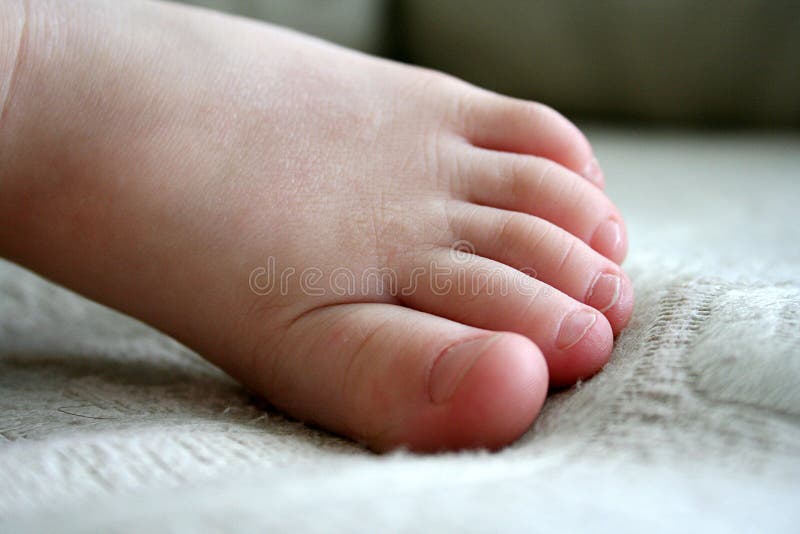 Child's Foot stock photo. Image of child, foot, nails 6075852