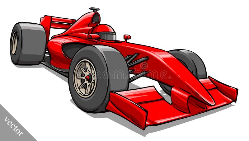 Child S Funny Cartoon Formula Race Car Vector Illustration Art Stock Vector - Illustration of draw, contour: 72561224 Child S Funny Cartoon Formula Race Car Vector Illustration Art Stock Vector - Illustration of draw, contour: 72561224