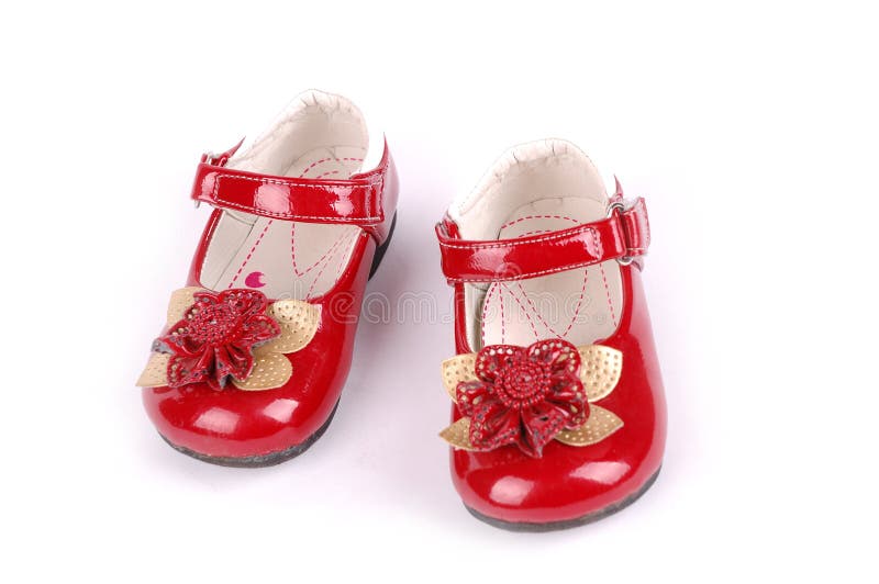 Child s red shoe
