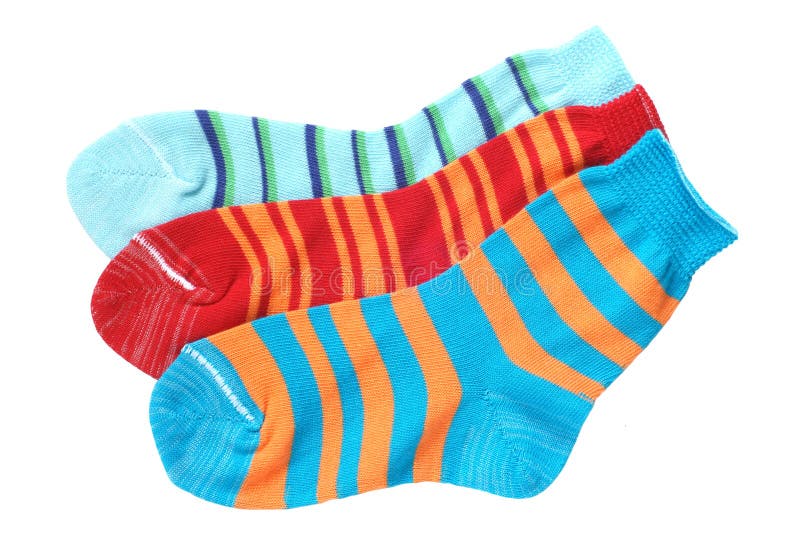 Colorful socks stock photo. Image of isolated, toes, socks - 5054732