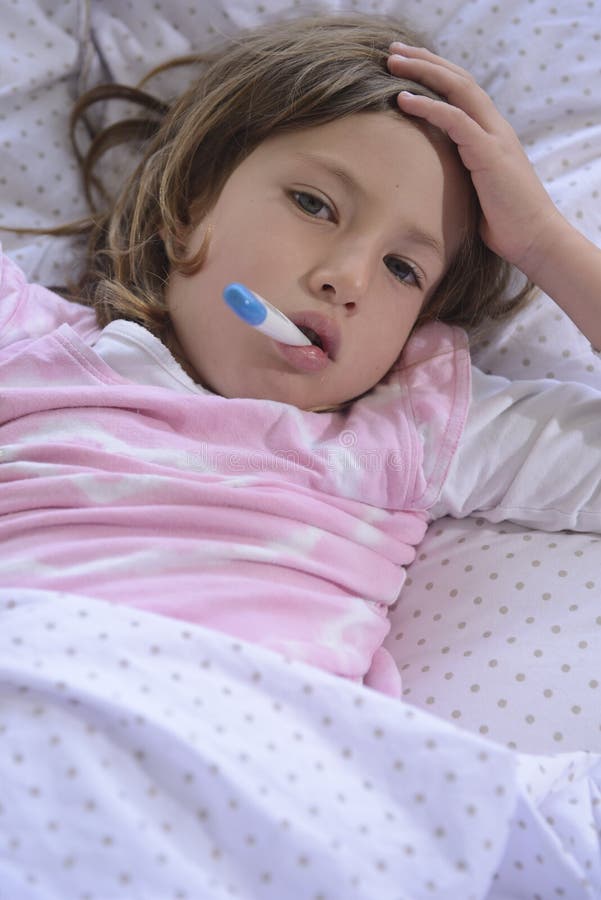 Child sick at home royalty free stock photo Child sick at home royalty free stock photo