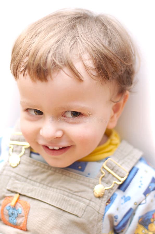 Child smiling positive