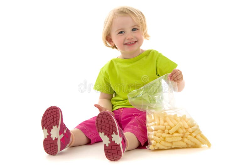 Child with snack