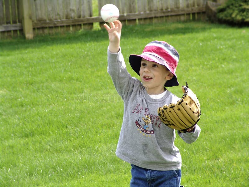Child Throwing Ball stock image. Image of game, throw, outdoors 8481