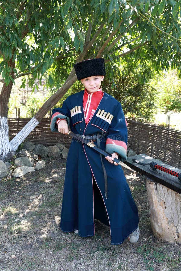 Child in Traditional Cossack Costume Stock Image - Image of kozak, culture:  160581991