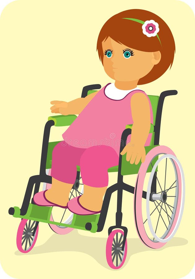 Child In Wheelchair Clipart