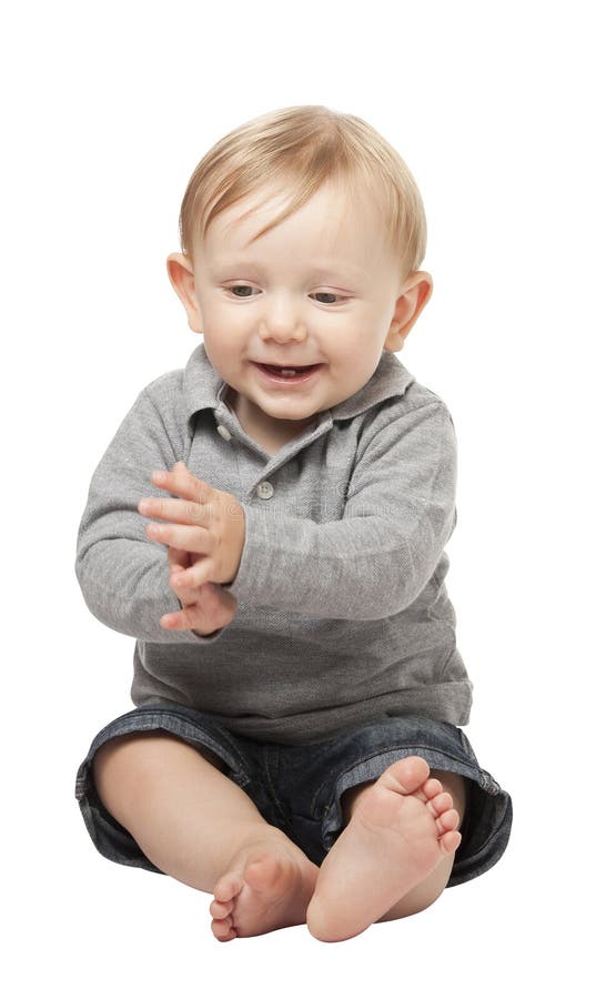 Child on white stock photo. Image of childhood, beautiful - 56768220