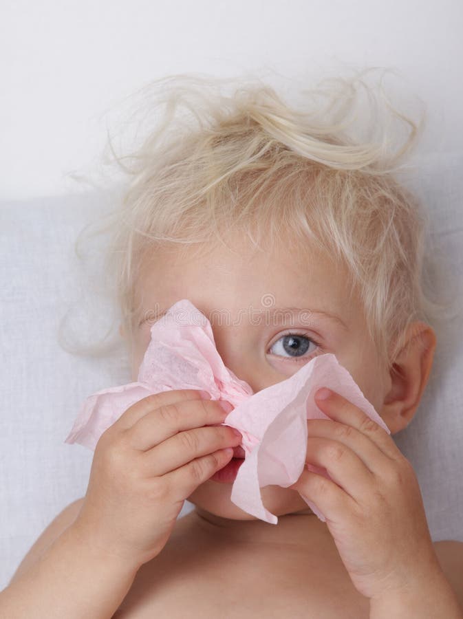 Child Wiht Runny Nose Stock Image Image 22965661