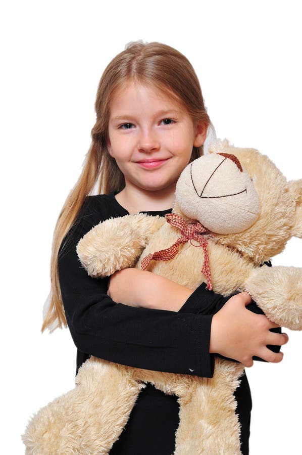 Young man with teddy bear stock photo. Image of isolated - 2632306