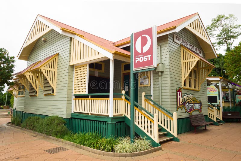 Childers Post Office and Heritage Gift Shop in Queensland, Australia royalty free stock photos Childers Post Office and Heritage Gift Shop in Queensland, Australia royalty free stock photos