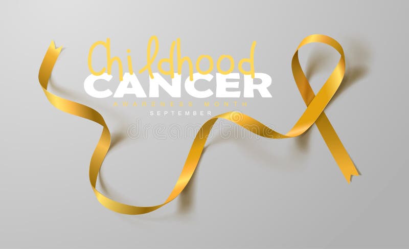 childhood cancer ribbon