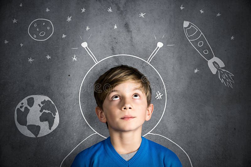 Childhood Dreams royalty free illustration