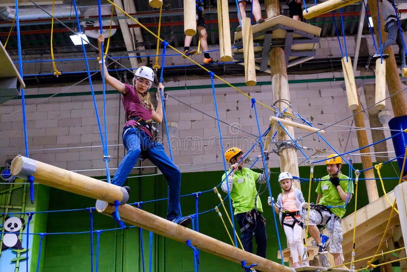 Adventure Indoor Ropes Course Stock Photos - Free & Royalty-Free Stock  Photos from Dreamstime