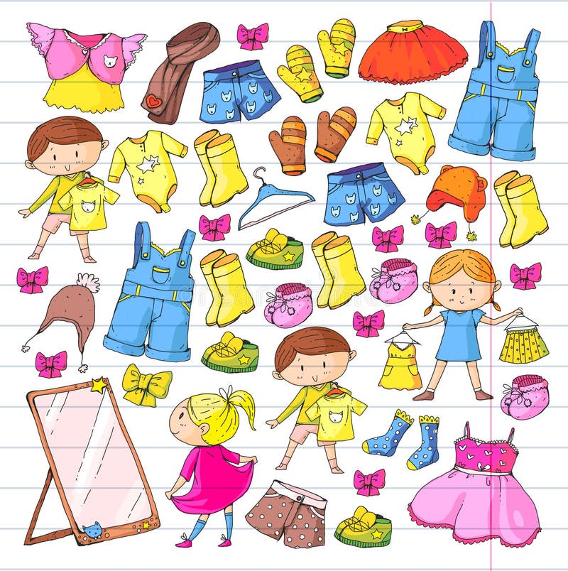 Children Clothing Kindergarten Boys and Girls with Clothes New Clothing ...