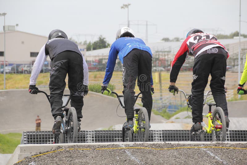 Children Competing in BMX Races Editorial Image Image of qualifying