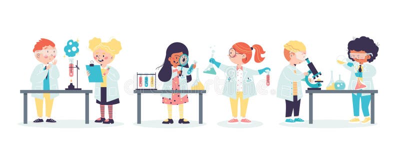 Children Conducting Science Experiments Cartoon Vector Illustration Isolated. Stock Vector - Illustration of biology, learn: 232976995 Children Conducting Science Experiments Cartoon Vector Illustration Isolated. Stock Vector - Illustration of biology, learn: 232976995