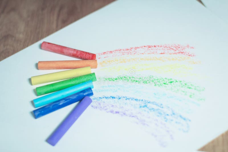 Children crayons to draw.isolated on a white background royalty free stock photography Children crayons to draw.isolated on a white background royalty free stock photography