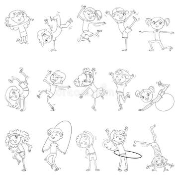 Coloring Dancing Stock Illustrations – 1,226 Coloring Dancing Stock ...