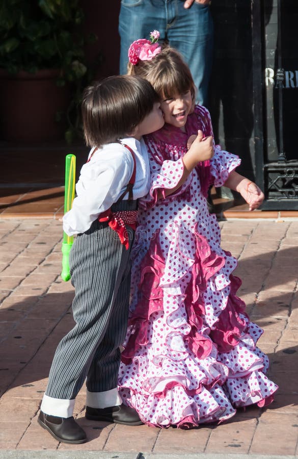 Children at the feria editorial image. Image of celebration - 28250795