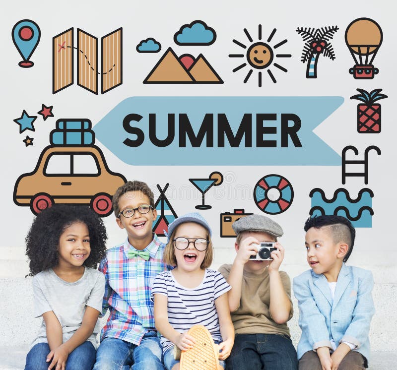 Children Fun Summer Together Concept Stock Photo Image of recreation