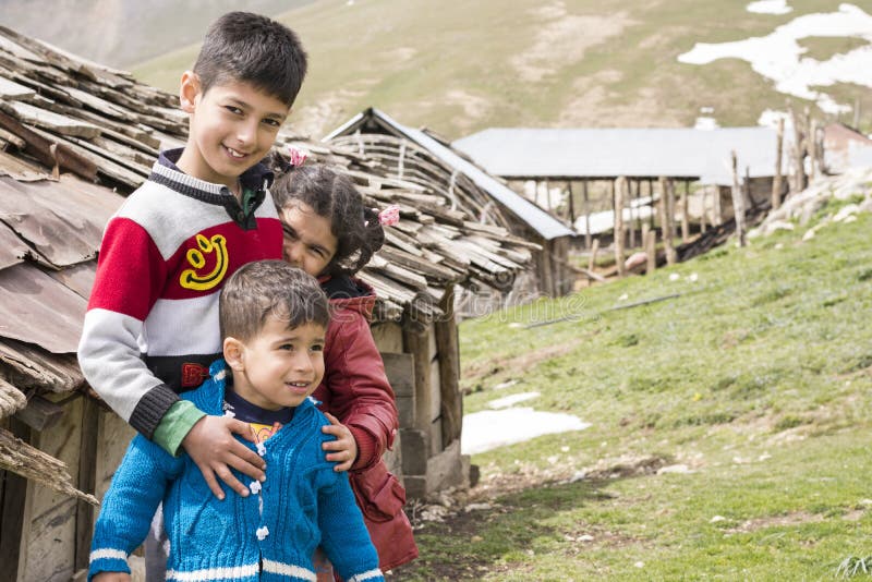 Children Group Portrait Outdoors royalty free stock photography Children Group Portrait Outdoors royalty free stock photography
