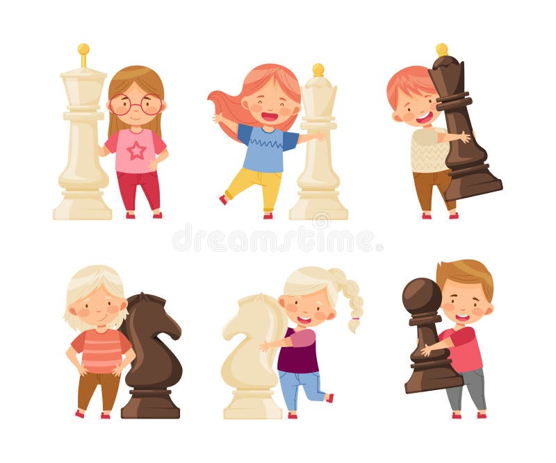 Children Chess Stock Illustrations – 1,386 Children Chess Stock