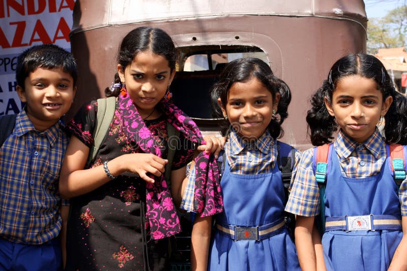 Children in India royalty free stock photo