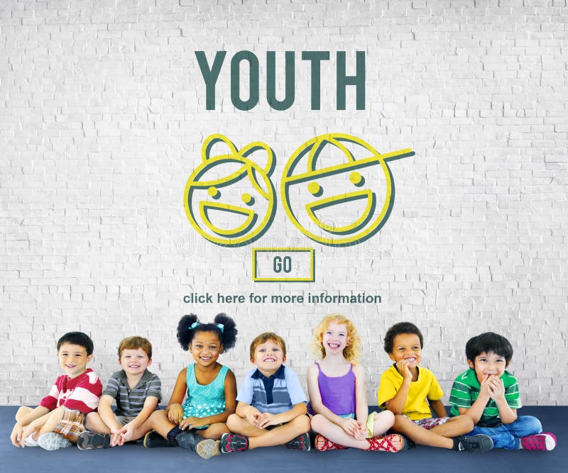 Children Kids Happiness Multi ethnic Group Cheerful Concept royalty free stock image