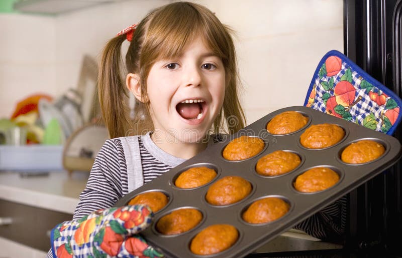 Children in the kitchen