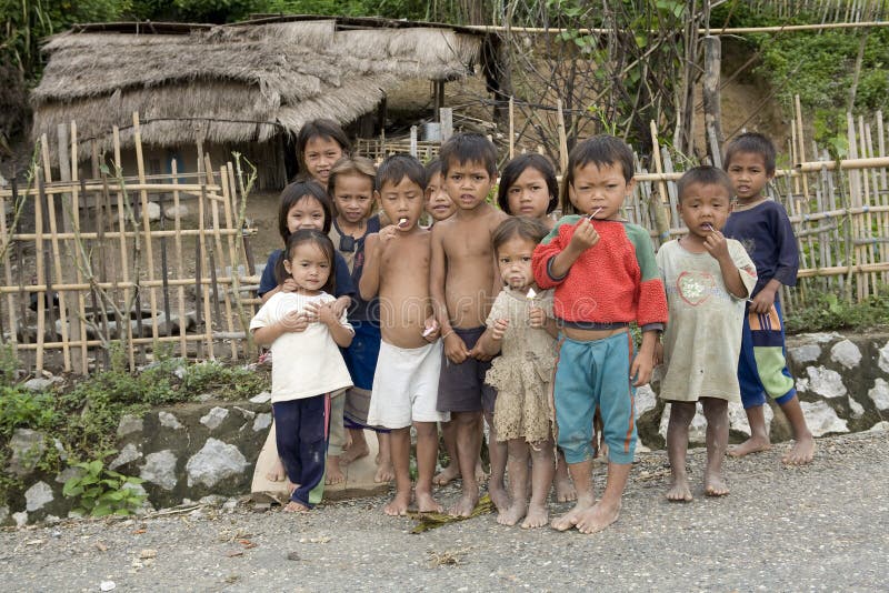 Children in Laos