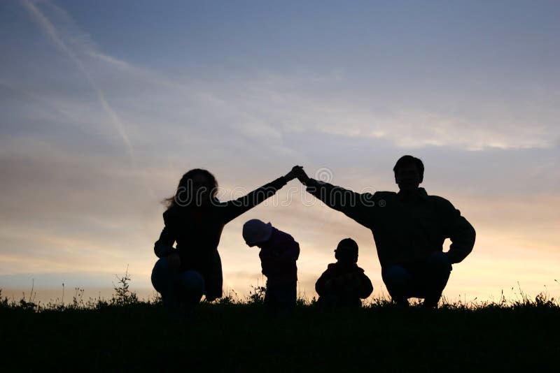 Download Children in parents house stock photo. Image of hand, building - 1288726