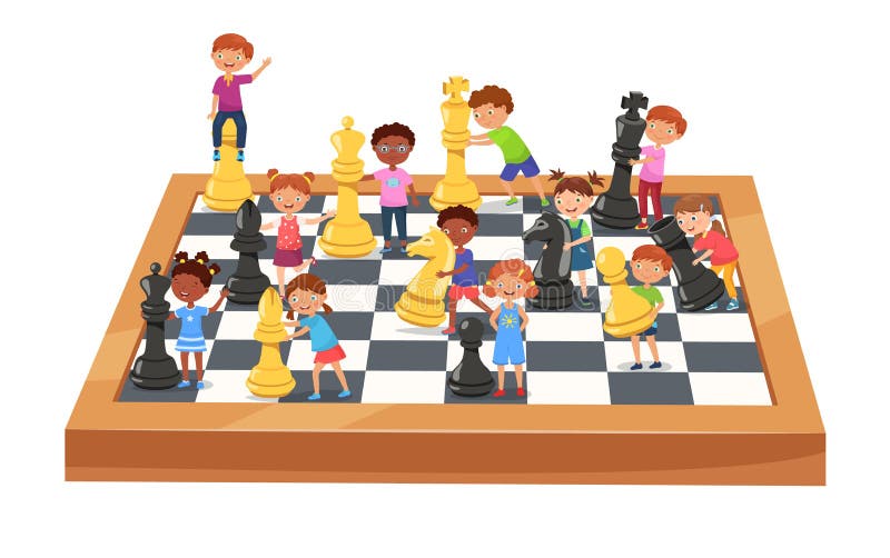 Children Chess Stock Illustrations – 1,386 Children Chess Stock