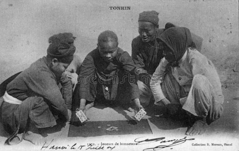Children Playing Card Game, Vietnam Picture. Image 222350589