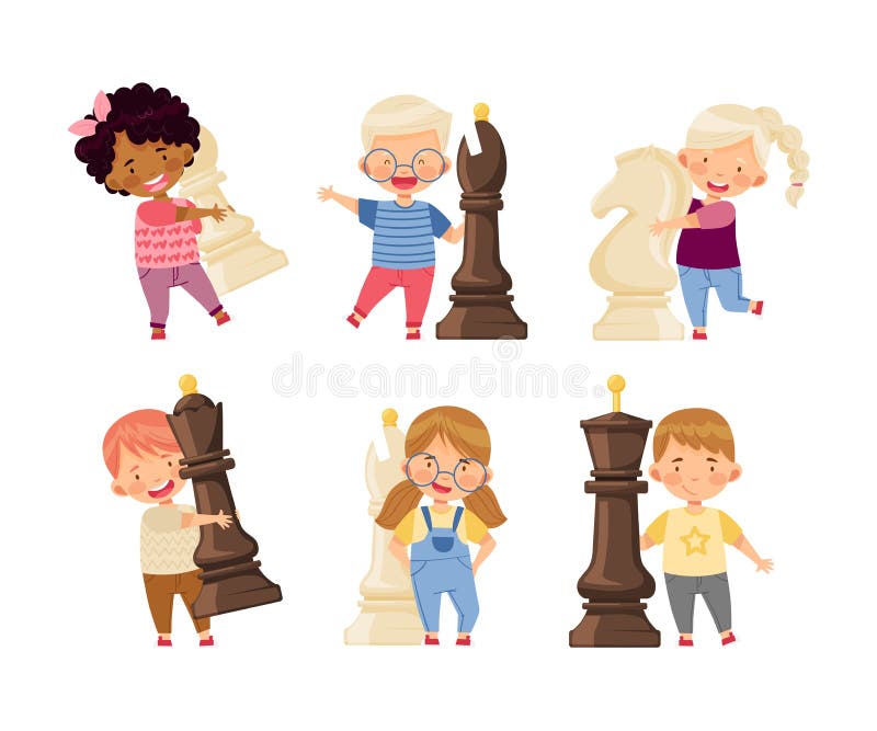 Children Chess Stock Illustrations – 1,386 Children Chess Stock