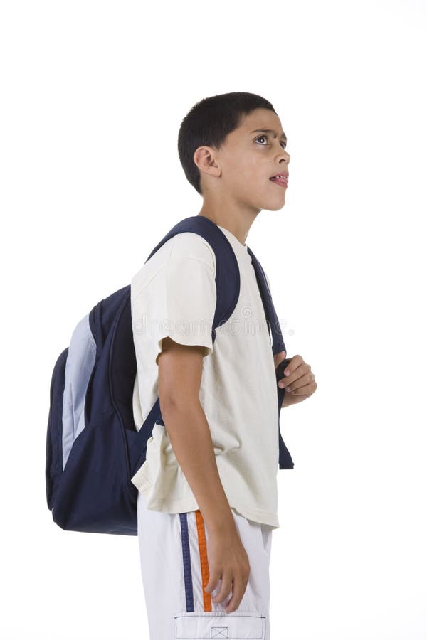 Children return to school. stock image