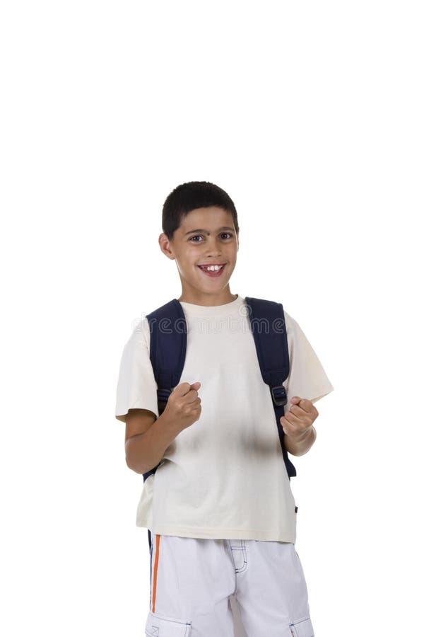 Children return to school. stock photo