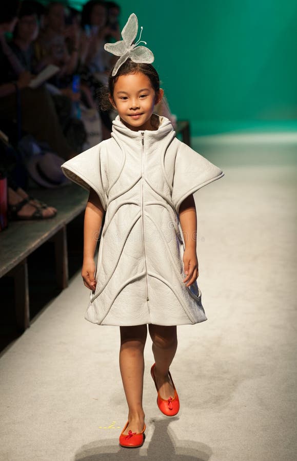 Children on the Runway during Fashion Show in Florence. Editorial Stock ...