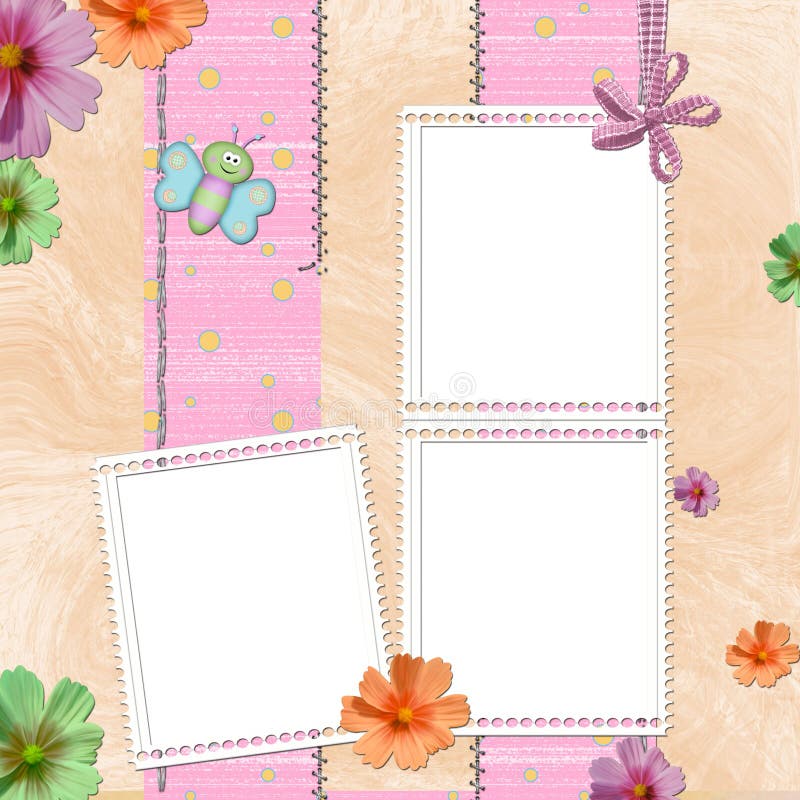 Children's background stock illustration Children's background stock illustration