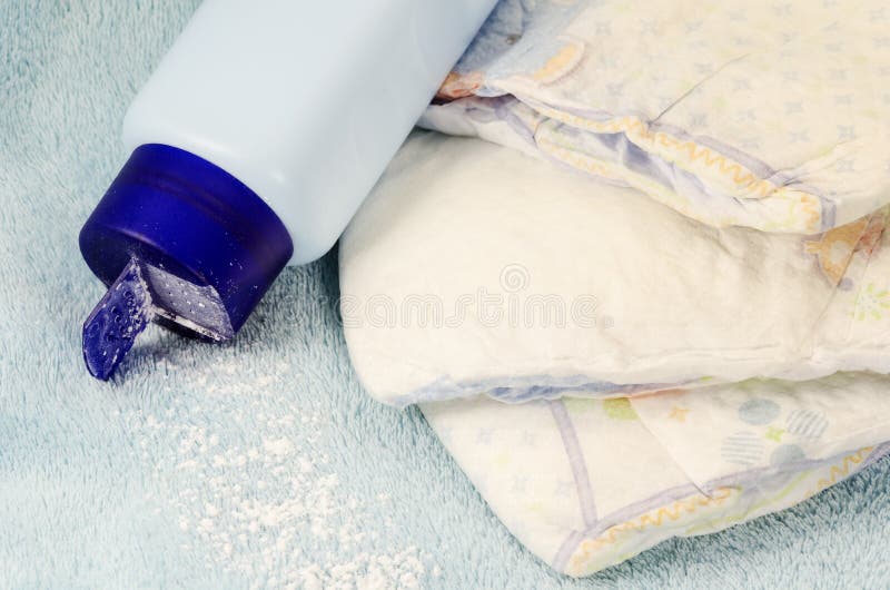 Children S Bath Products and Hygiene Items Stock Image Image of child