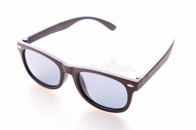 Children`s Black Sunglasses Stock Image Image of children, object