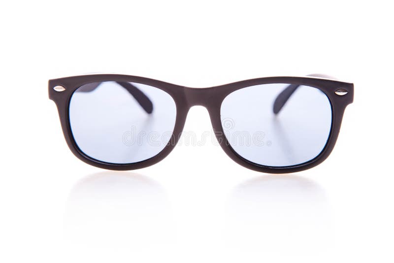 Children`s Black Sunglasses Stock Image Image of children, object