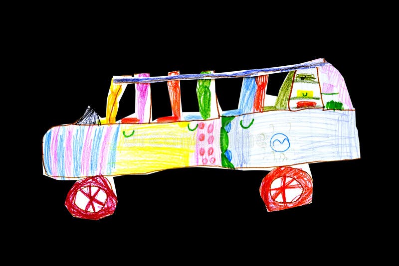 Children s drawing-toy the car