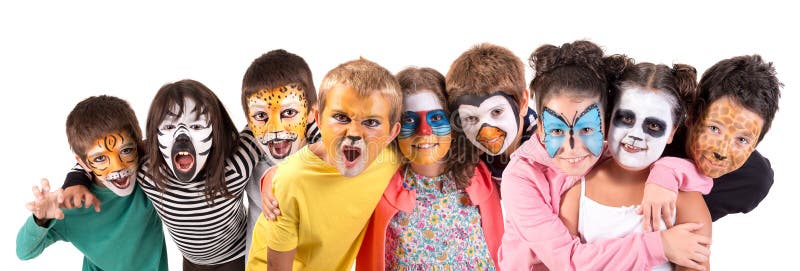 Kids in Halloween costumes stock image. Image of people - 50119083