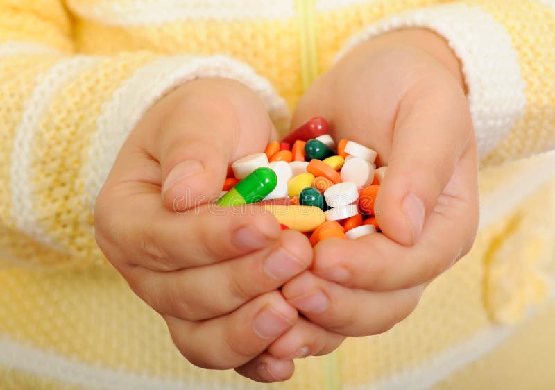 Children s hands with tablets