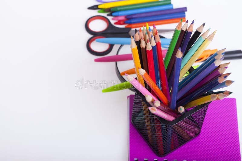 Children`s school supplies stock image. Image of junior 83285223
