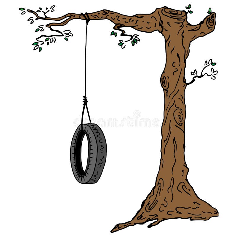 Rope Tied To Tree Stock Illustrations – 34 Rope Tied To Tree Stock