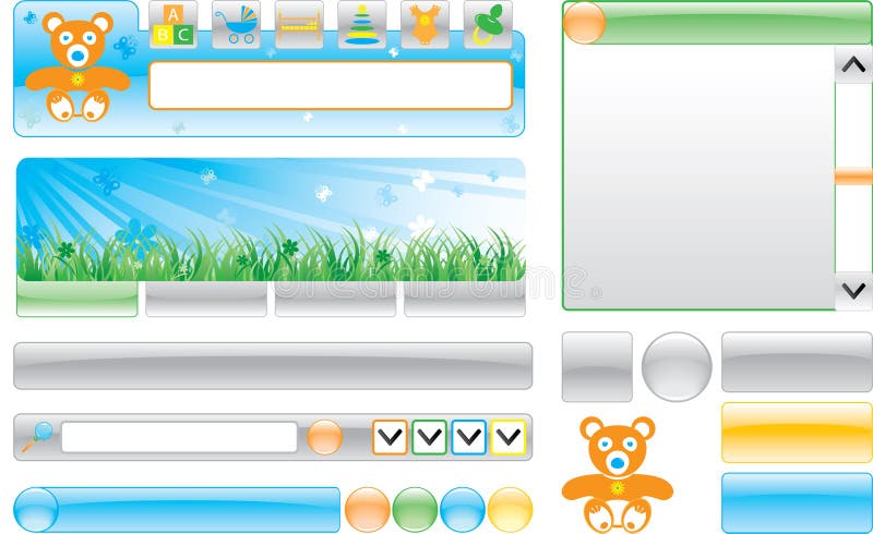 Children`s web site template